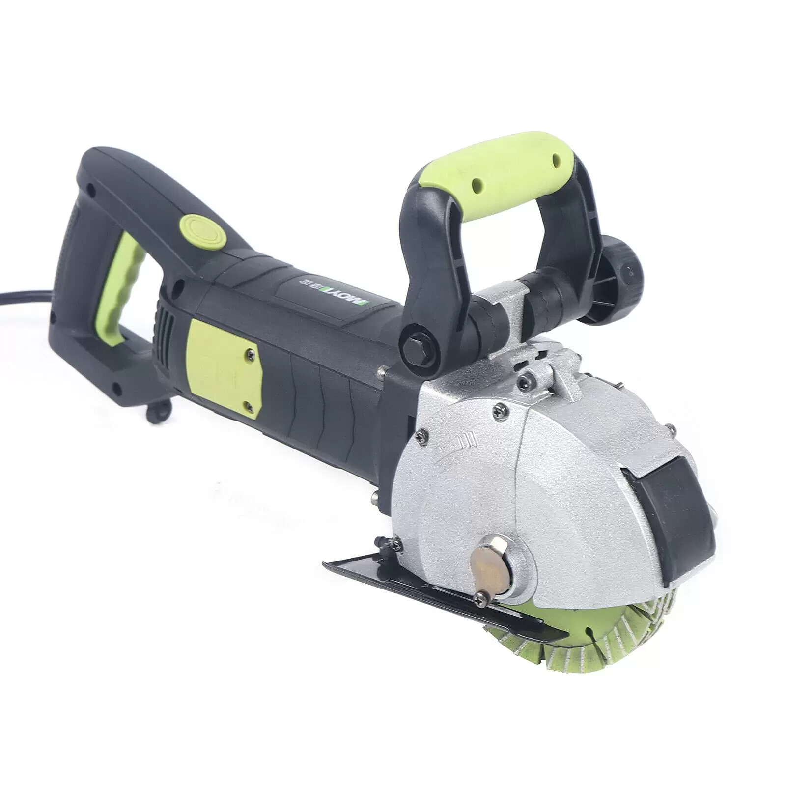 Elektrische Schlitzfräse Mauernutfräse 4800W 5000 U/min Nutfräse mit 6 Diamantscheiben