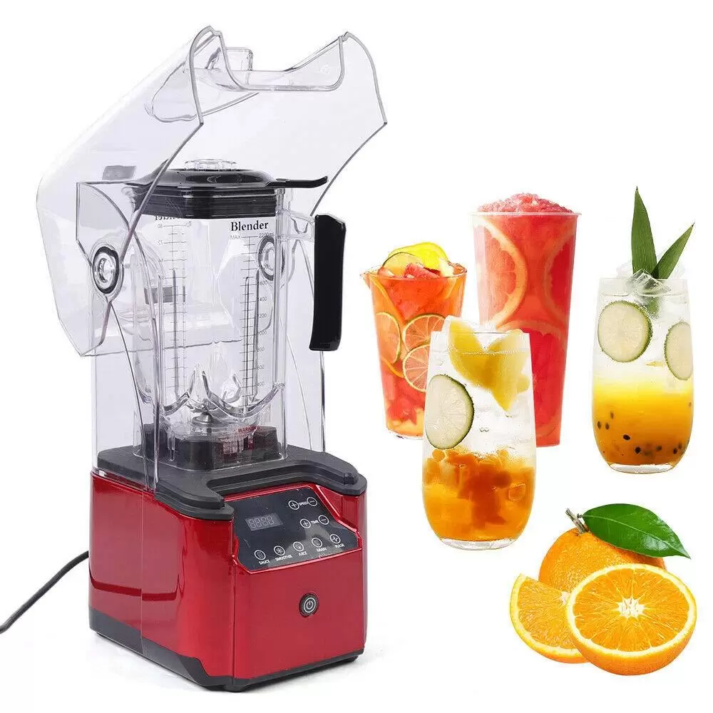 2200W 2.2L Standmixer Blender Smoothie Mixer Schalldichter