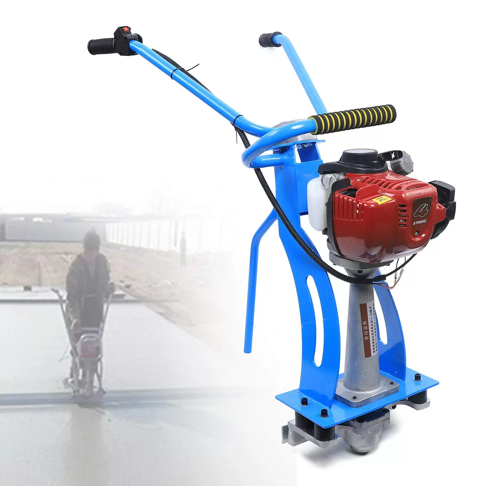 4-Takt 35.8CC Verstellbarer Zement Vibrator Estrich Nassbeton Vibrationsmaschine Viertaktmotor 4-Takt 35.8CC Verstellbarer Zement Vibrator Estrich Nassbeton Vibrationsmaschine Viertaktmotor