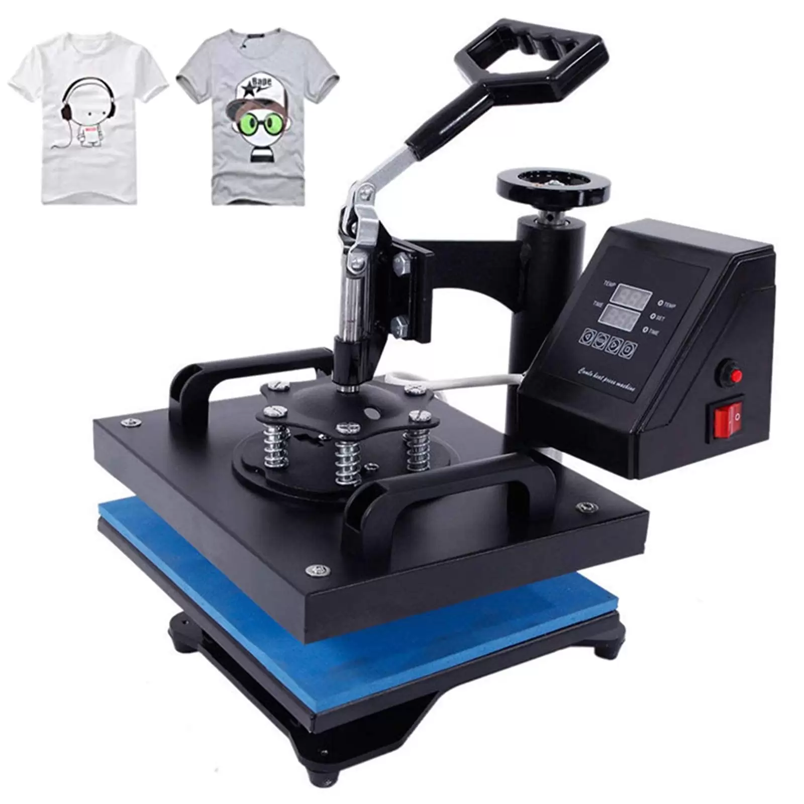 900W Wärmeübertragungsmaschine mit Digitales LCD Heißpresse Wärmepressendrucker 23 * 30 cm 900W Wärmeübertragungsmaschine mit Digitales LCD Heißpresse Wärmepressendrucker 23 * 30 cm
