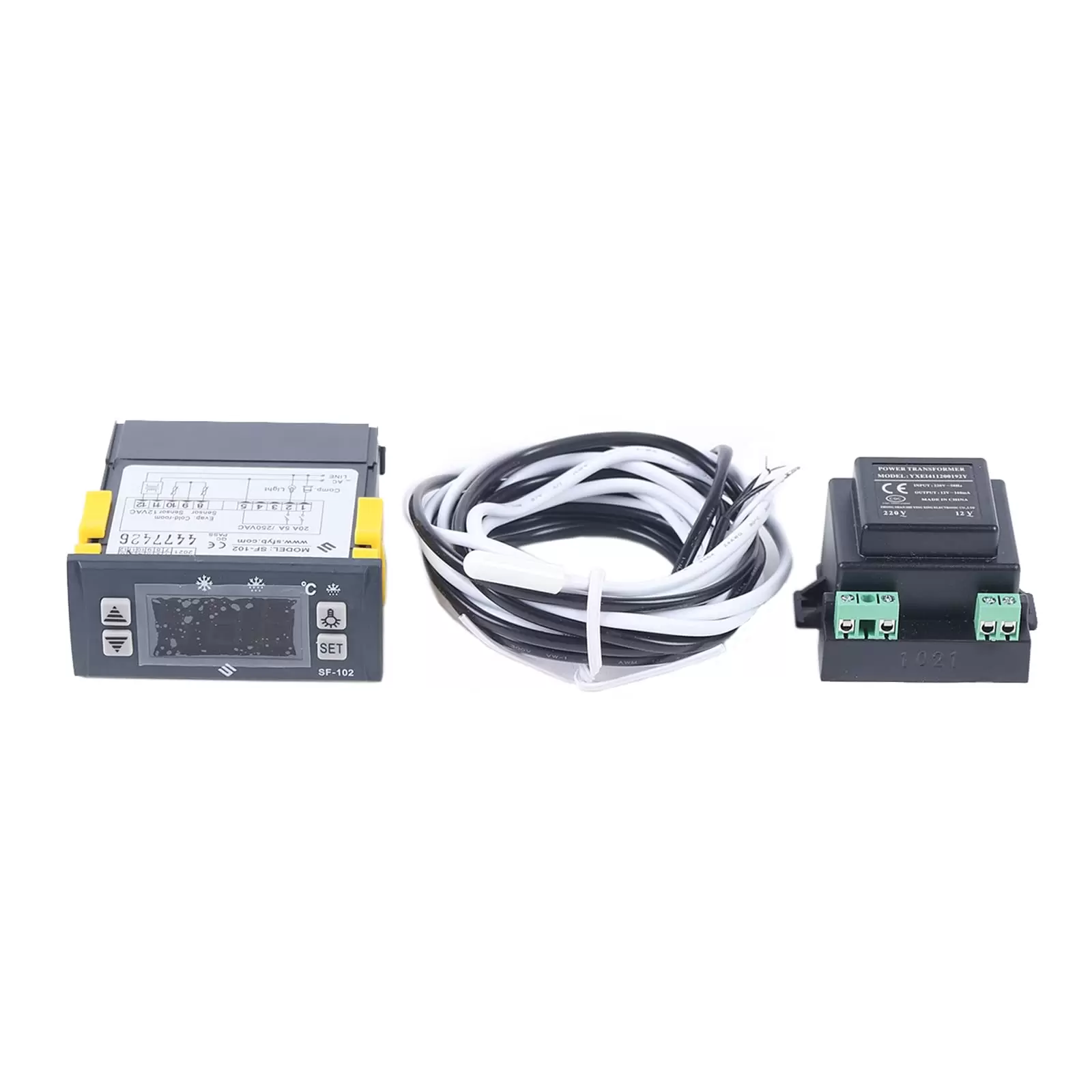 Digitaler Temperaturregler Intelligenter Temperaturregler -45～+45℃ mit Temperaturfühler 220V