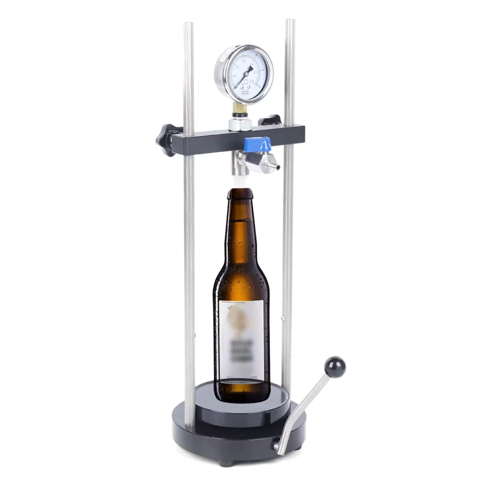 CO2 Tester für Getränke und Bier Kohlendioxid Detektor für 50-330 mm Flasche Bier