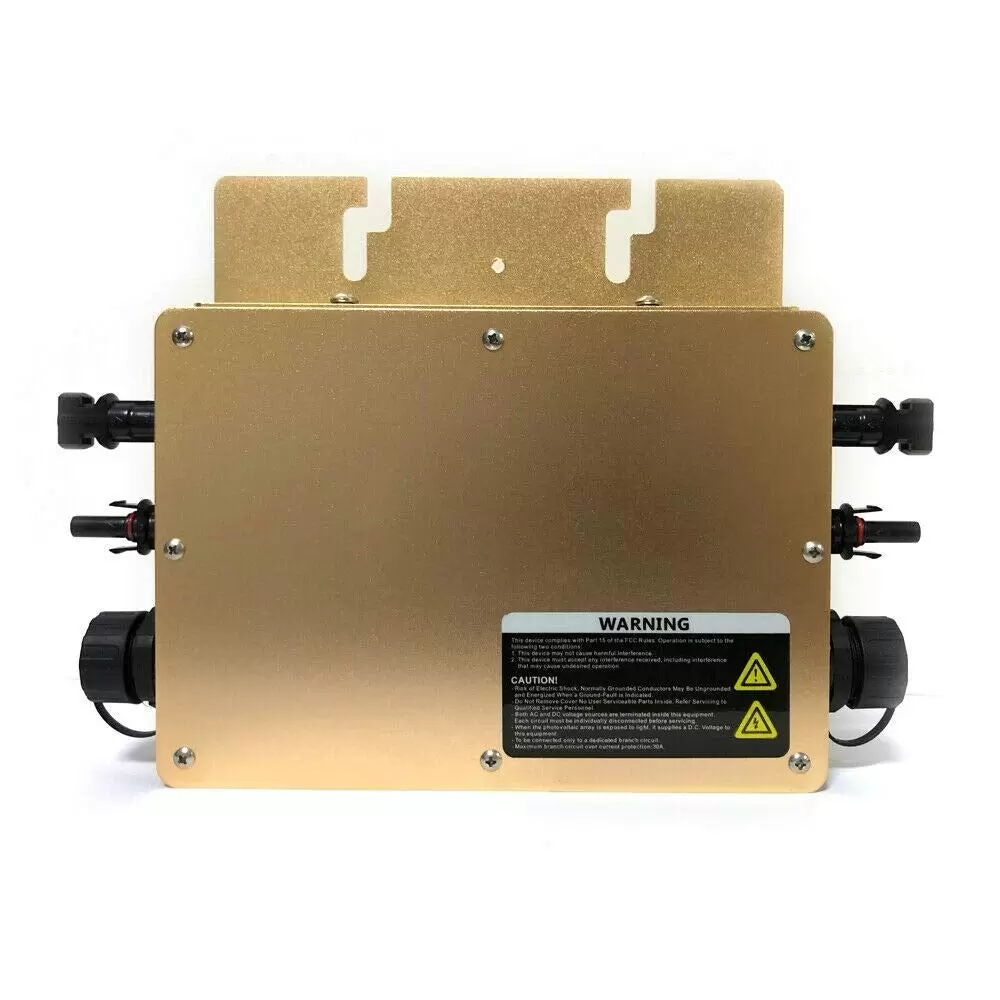 WVC-600W MPPT Solar Wechselrichter, Mikro Wechselrichter - Micro Inverter Grid Tie(Gold) WVC-600W MPPT Solar Wechselrichter, Mikro Wechselrichter - Micro Inverter Grid Tie(Gold)