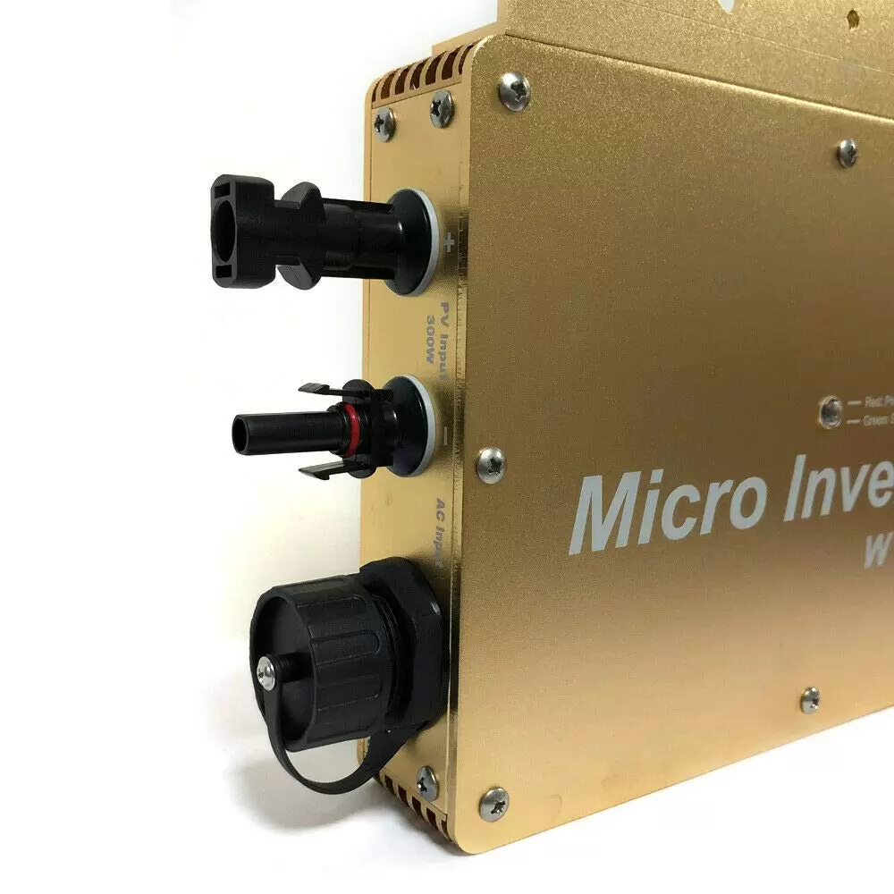 WVC-600W MPPT Solar Wechselrichter, Mikro Wechselrichter - Micro Inverter Grid Tie(Gold) WVC-600W MPPT Solar Wechselrichter, Mikro Wechselrichter - Micro Inverter Grid Tie(Gold)