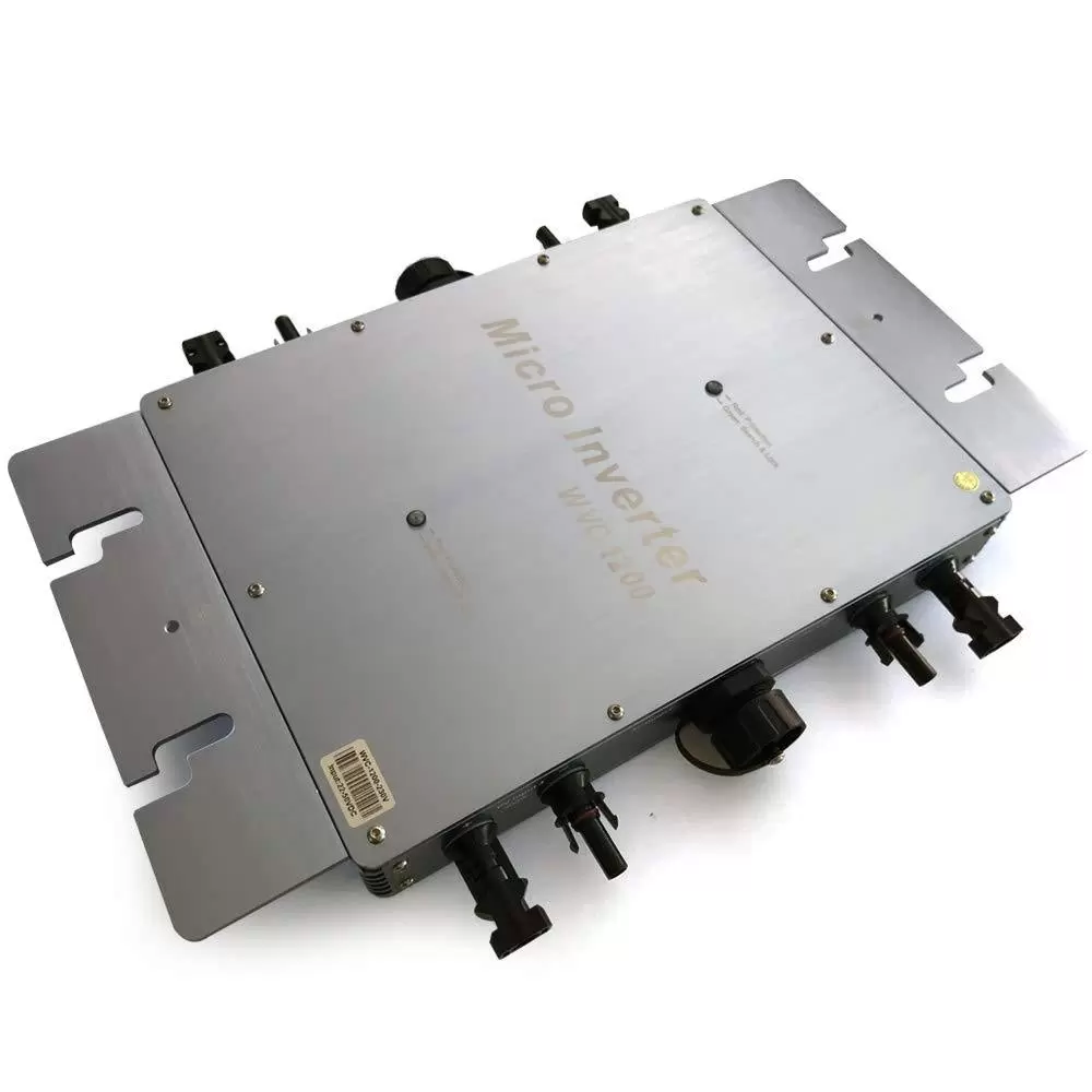 Solar Micro PV Inverter Modul Wechselrichter 1200W Zubehör Kit IP65 (Blau)