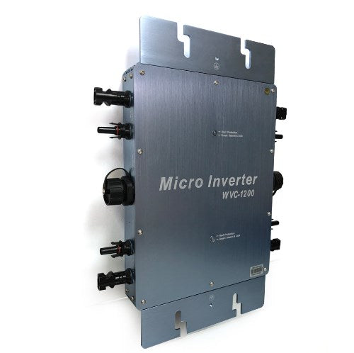 Solar Micro PV Inverter Modul Wechselrichter 1200W Zubehör Kit IP65 (Blau)