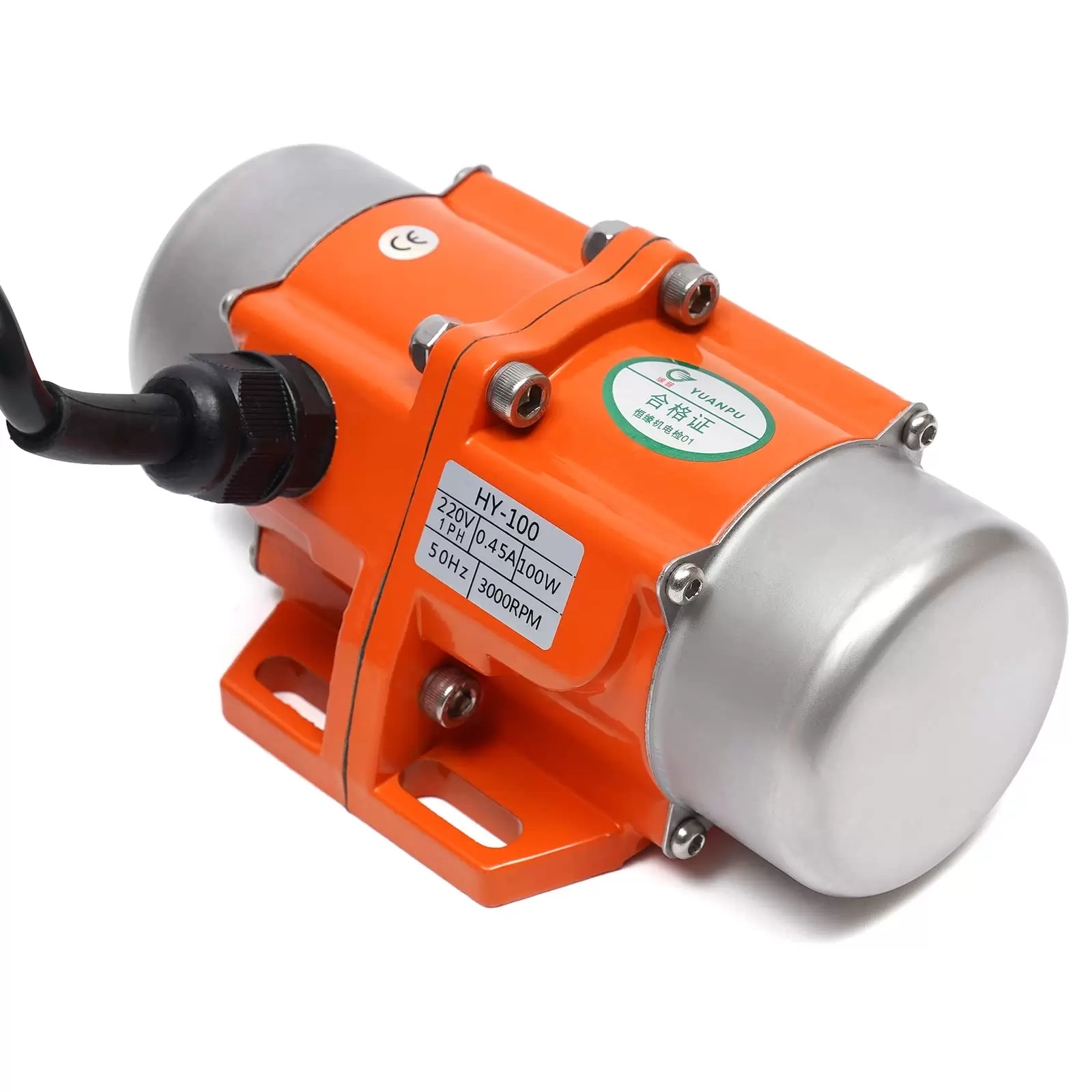 220V/100W Asynchronous Vibrator Motor 1-Phase Vibrationsmotor 3000RPM Rüttelmotor 220V/100W Asynchronous Vibrator Motor 1-Phase Vibrationsmotor 3000RPM Rüttelmotor