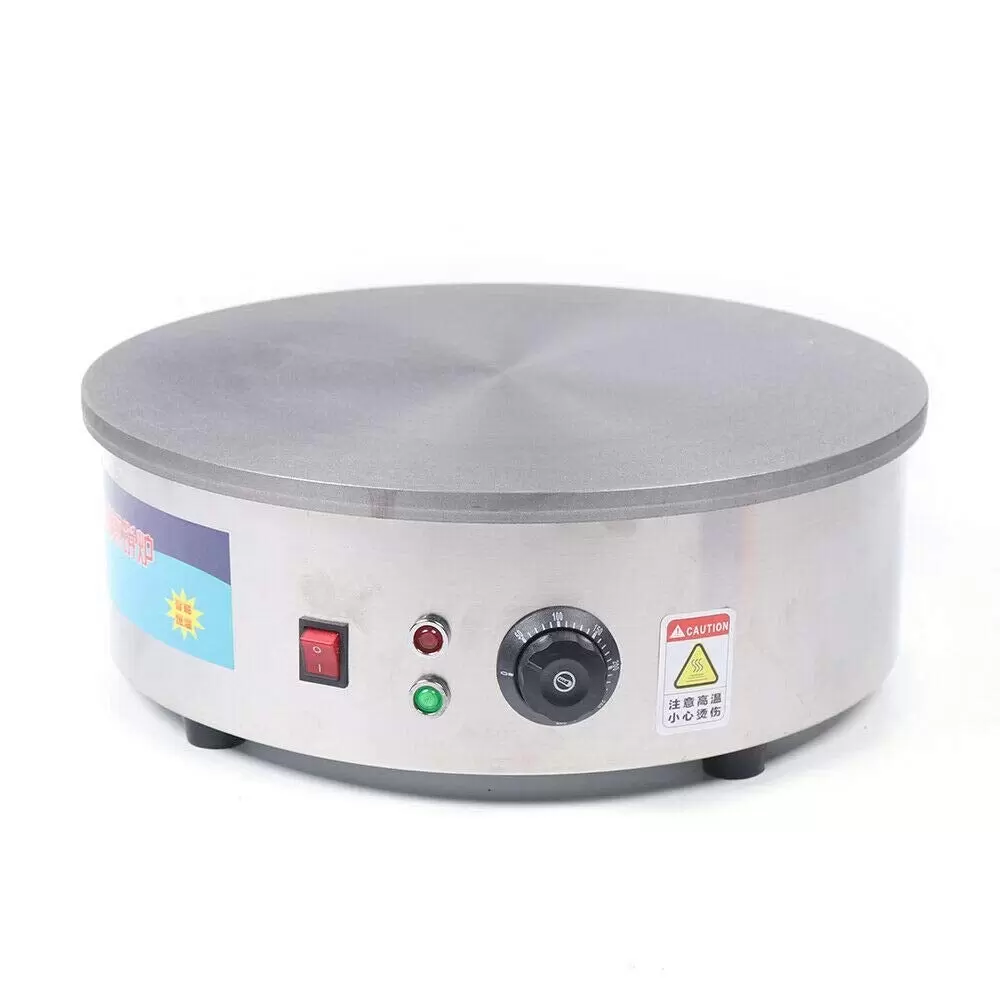 45CM 2800W Crepes Maker Machine Gastronomie Edelstahl 50-400 ℃ ideal für Crêpes Pancake Palatschinken 45CM 2800W Crepes Maker Machine Gastronomie Edelstahl 50-400 ℃ ideal für Crêpes Pancake Palatschinken