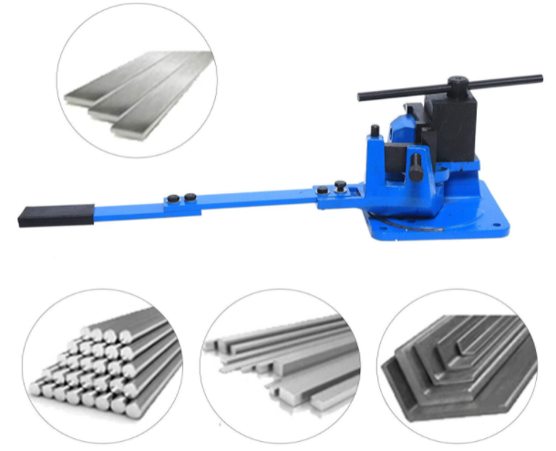 Universal Biegemaschine Winkelbiegemaschine max. Biegewinkel bis 120 Grad Biegegerät für Flachstahl Rundstahl