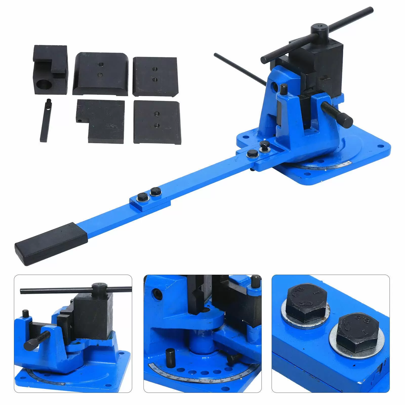 Universal Biegemaschine Winkelbiegemaschine max. Biegewinkel bis 120 Grad Biegegerät für Flachstahl Rundstahl Universal Biegemaschine Winkelbiegemaschine max. Biegewinkel bis 120 Grad Biegegerät für Flachstahl Rundstahl
