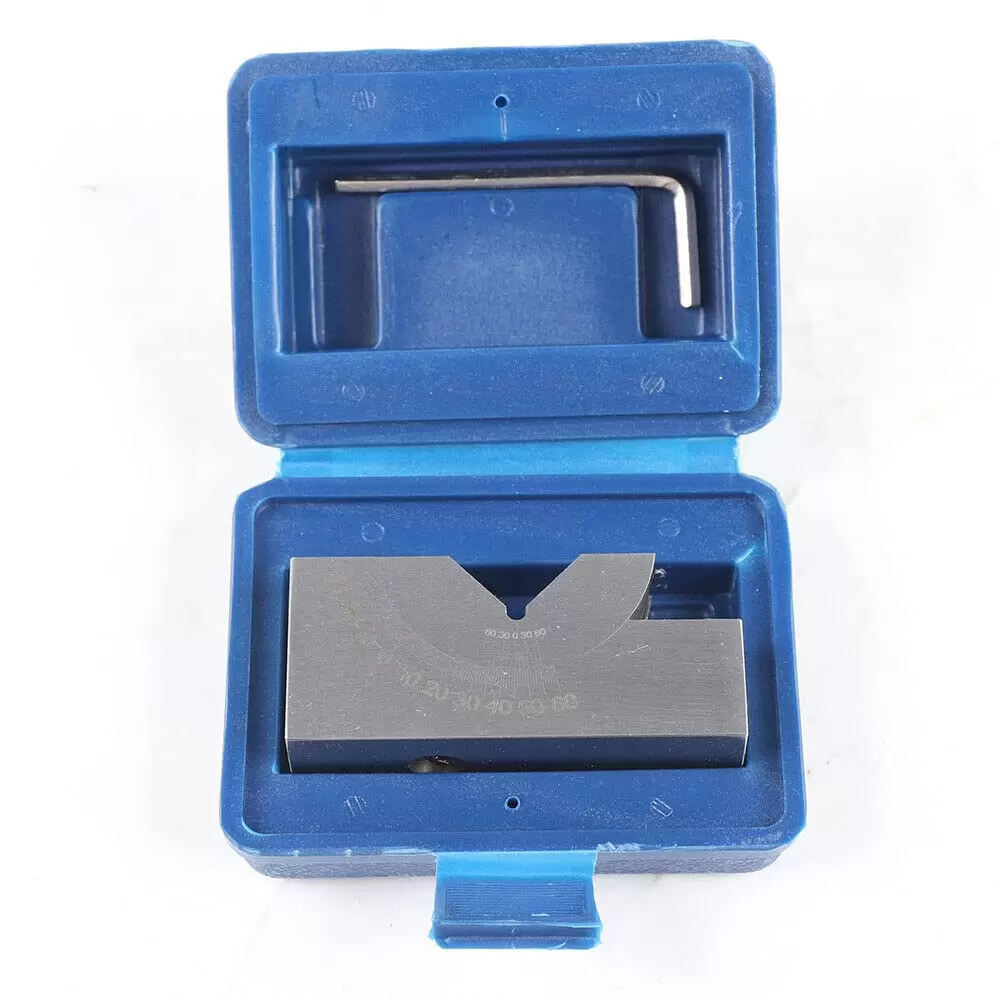 Winkelprisma Präzisions Prismen V Block Messtechnik verstellbar Werkzeugmacher 102x30x50mm
