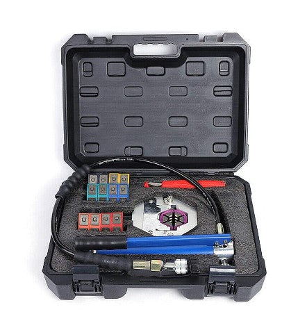 8T Hydraulik Presszange Crimp Crimpwerkzeug Hydraulikschlauch-Crimper A/C-Schlauchcrimper-Kit
