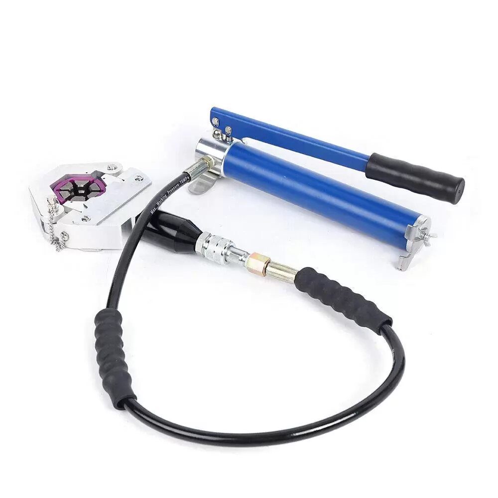 8T Hydraulik Presszange Crimp Crimpwerkzeug Hydraulikschlauch-Crimper A/C-Schlauchcrimper-Kit