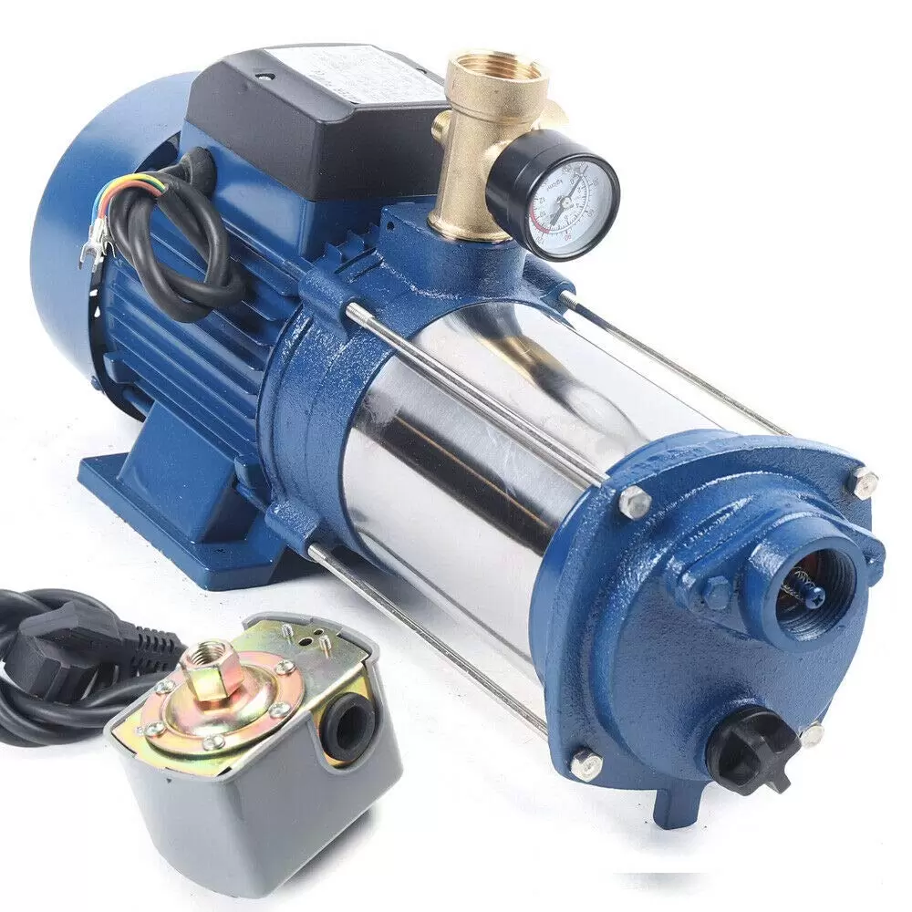 1,8 kW 230V 4000 L/H Max. Wasserpumpe Gartenpumpe Kreiselpumpe