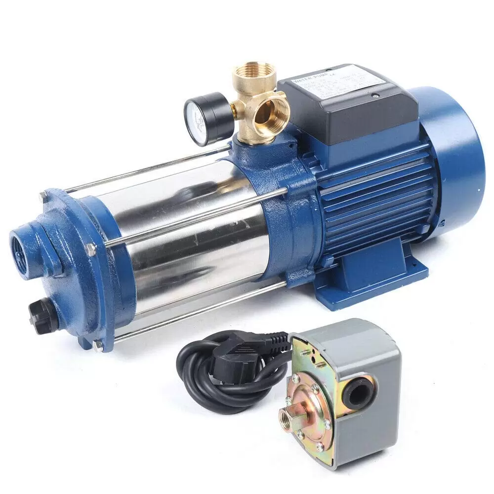 1,8 kW 230V 4000 L/H Max. Wasserpumpe Gartenpumpe Kreiselpumpe
