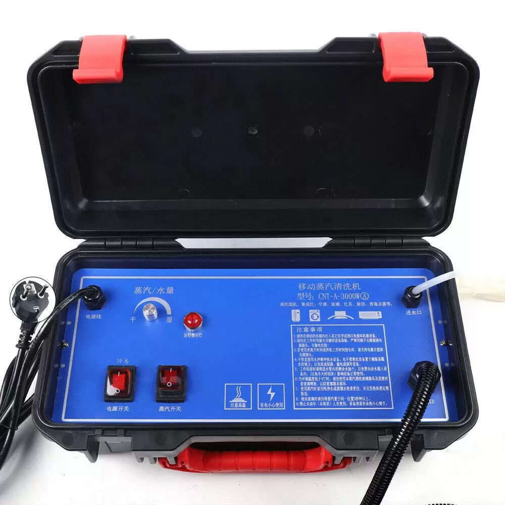 Tragbarer 3kW Hochtemperatur Dampfreiniger Öl Staub Entfernen 100-130℃ Elektrische Hochdruck-Dampfreinigungsmaschine Tragbarer 3kW Hochtemperatur Dampfreiniger Öl Staub Entfernen 100-130℃ Elektrische Hochdruck-Dampfreinigungsmaschine