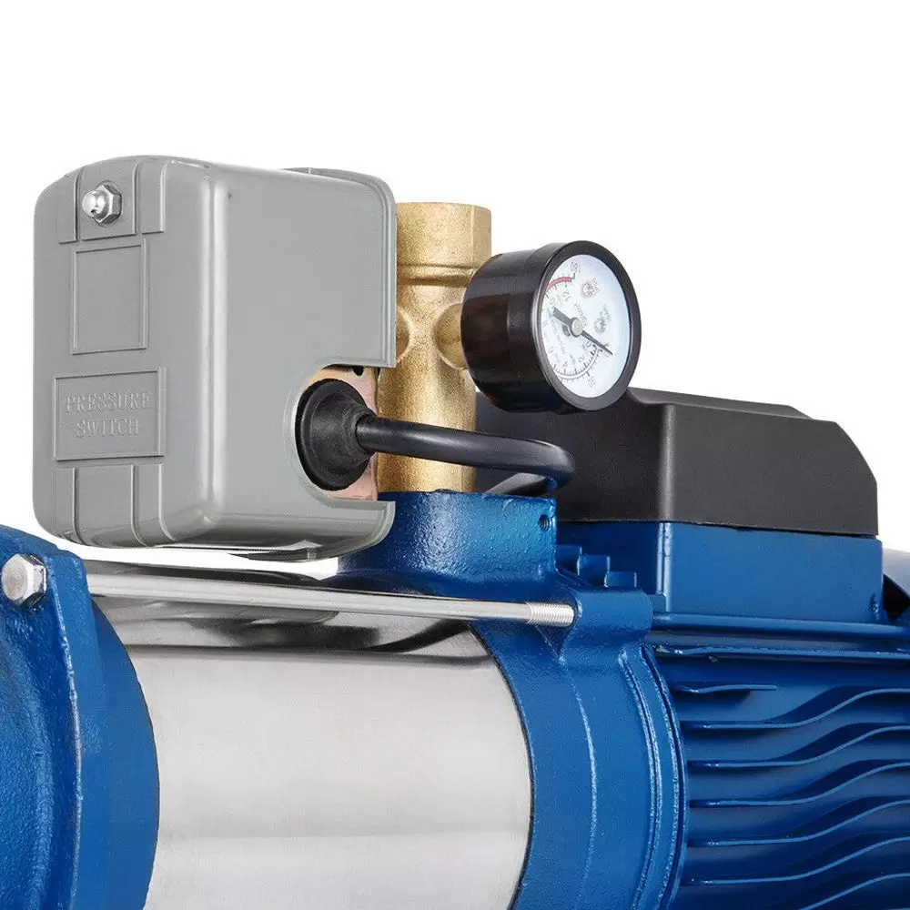 2200W 4000 L/H Gartenpumpe Kreiselpumpe Mit Schalter Hauswasserwerk Edelstahl