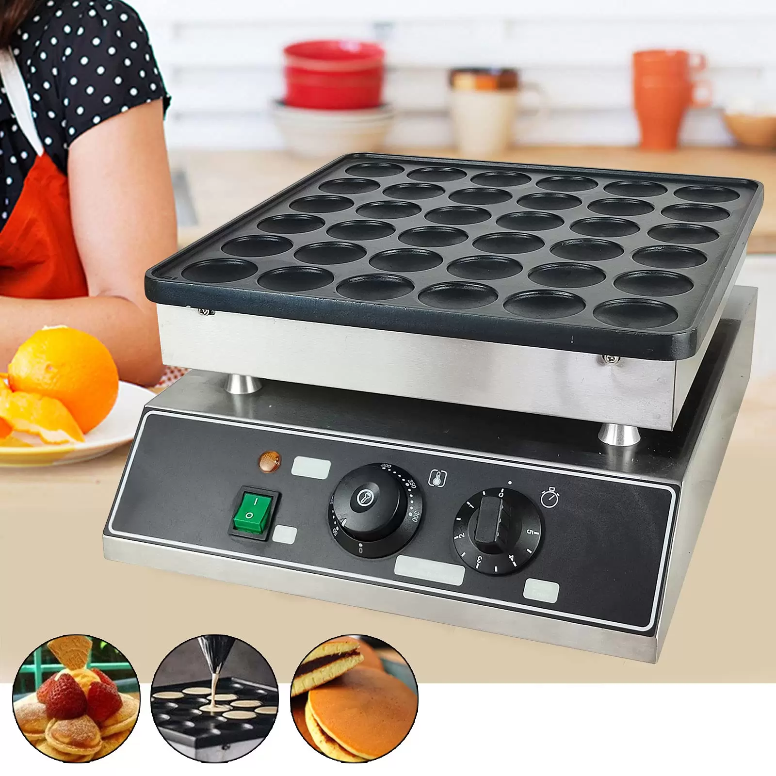Mini-Pfannkuchenmaschine elektrische Muffinmaschine Mini-Waffeleisen