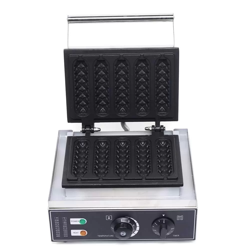 Kommerziell Elektrischer Waffeleisen Hot Dog mit Antihaftbeschichtung Kommerziell Elektrischer Waffeleisen Hot Dog mit Antihaftbeschichtung
