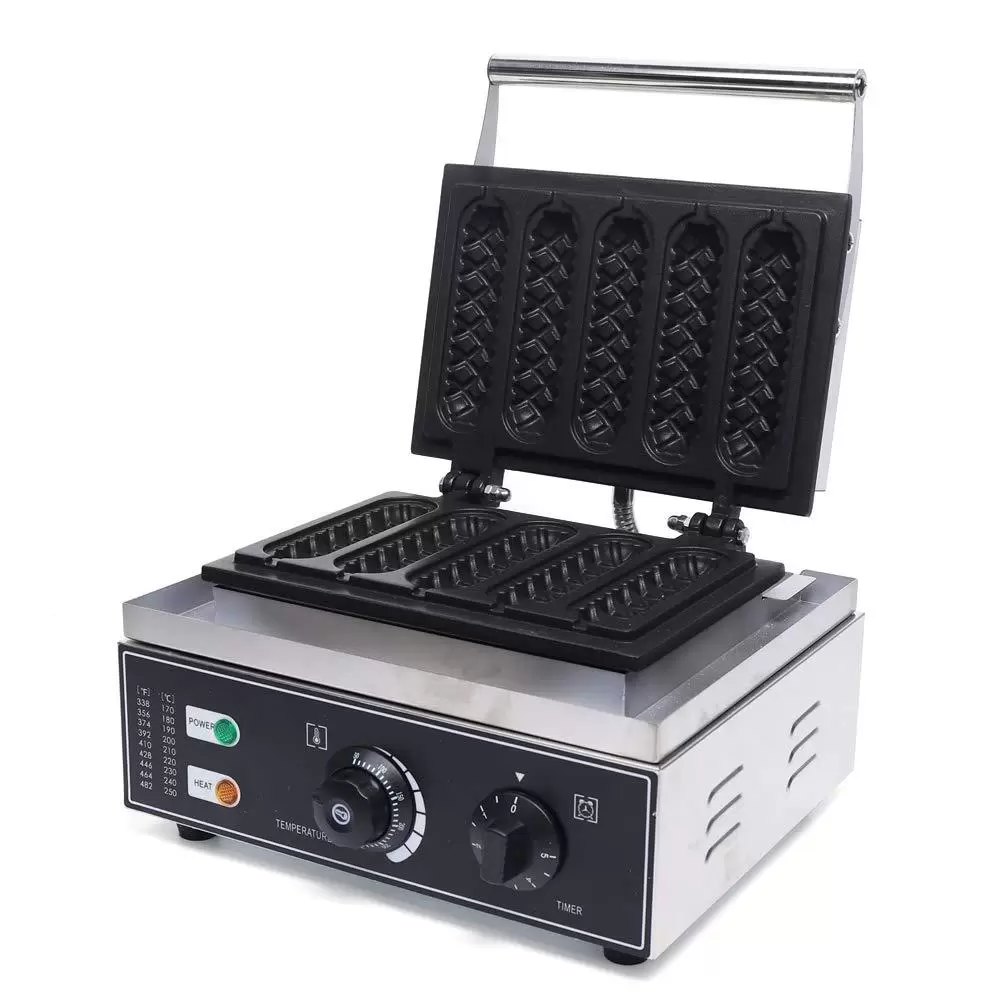 Kommerziell Elektrischer Waffeleisen Hot Dog mit Antihaftbeschichtung Kommerziell Elektrischer Waffeleisen Hot Dog mit Antihaftbeschichtung
