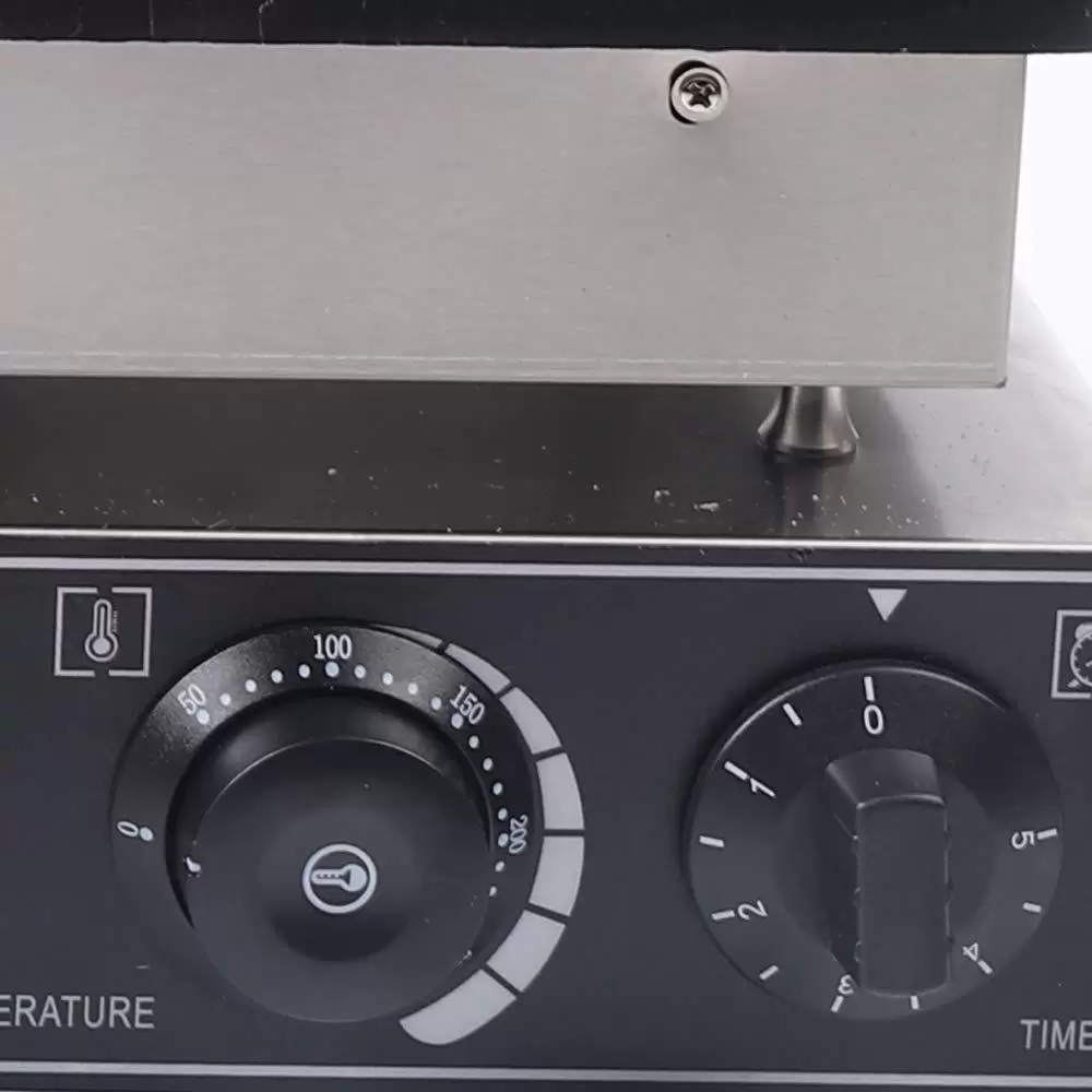 50 Löcher Elektro Mini Holländischer Pfannkuchenmaschine Antihaft Pancakes Maker Pfannkuchenpfanne + 2* Bürsten