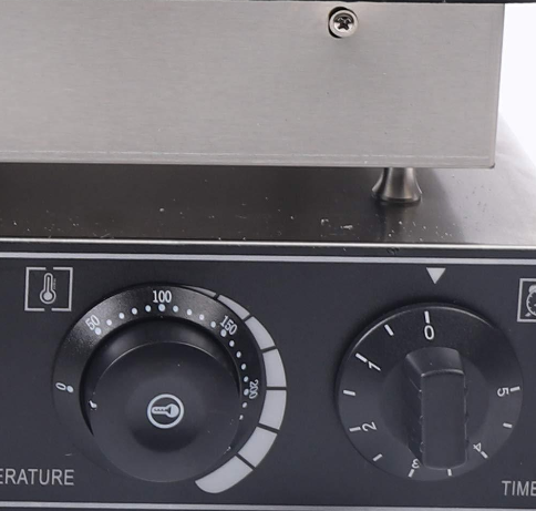 50 Löcher Elektro Mini Holländischer Pfannkuchenmaschine Antihaft Pancakes Maker Pfannkuchenpfanne + 2* Bürsten