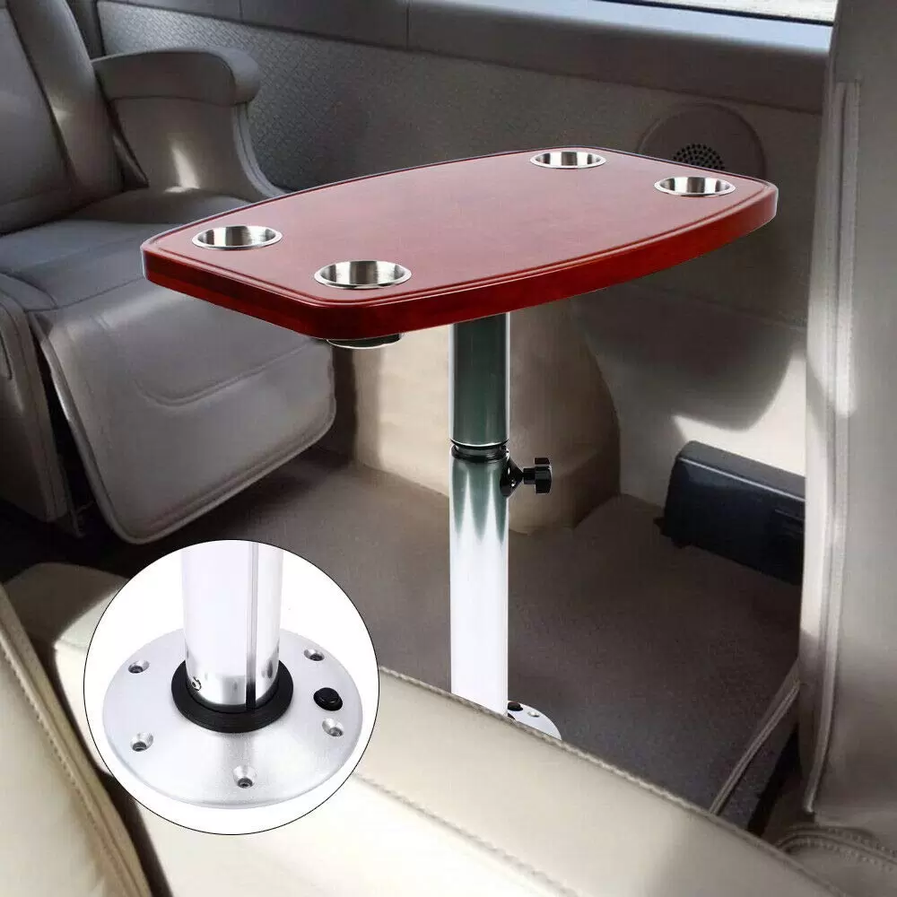 4 Getränkehaltern Teleskopisch Tisch Entfernbar Sockel Marine Boot Wohnmobil Verwendung auf Boots Yachtdecks 4 Getränkehaltern Teleskopisch Tisch Entfernbar Sockel Marine Boot Wohnmobil Verwendung auf Boots Yachtdecks