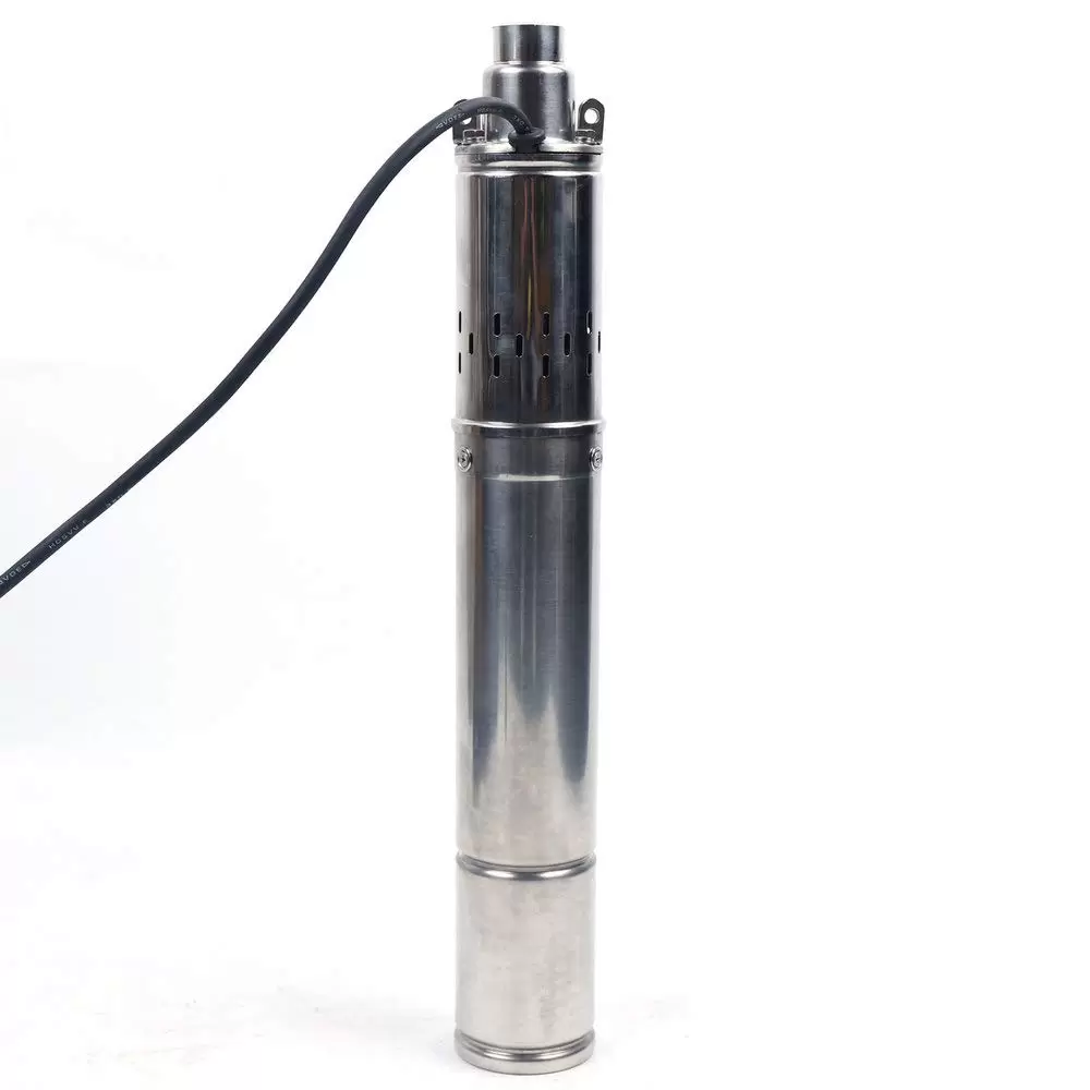 3 Zoll 1600 L/H 250W 80 M Brunnenpumpe Schraubenpumpe Tiefbrunnenpumpe 20M Kabel Sandverträ
