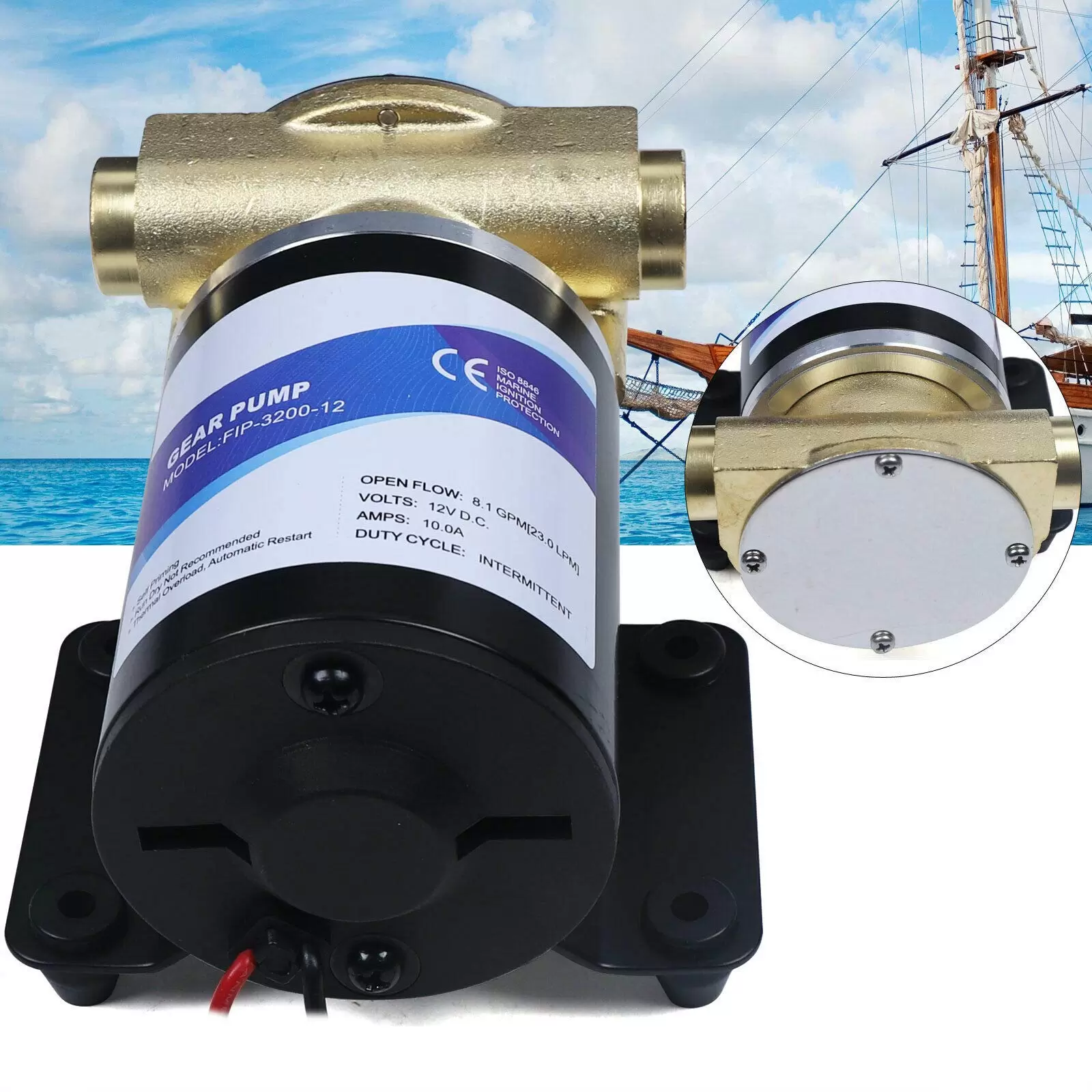 Hochdruck Deck Wash Down Wasserpumpe Kit