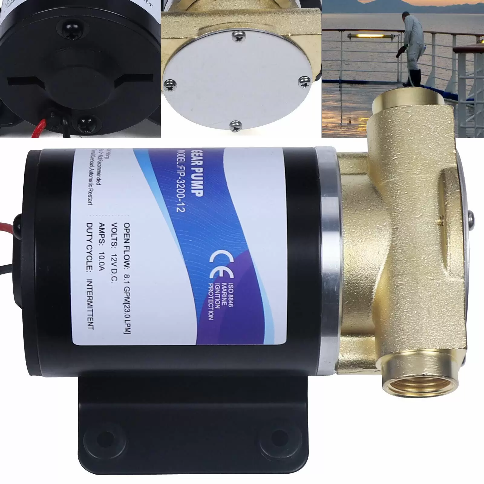 Hochdruck Deck Wash Down Wasserpumpe Kit