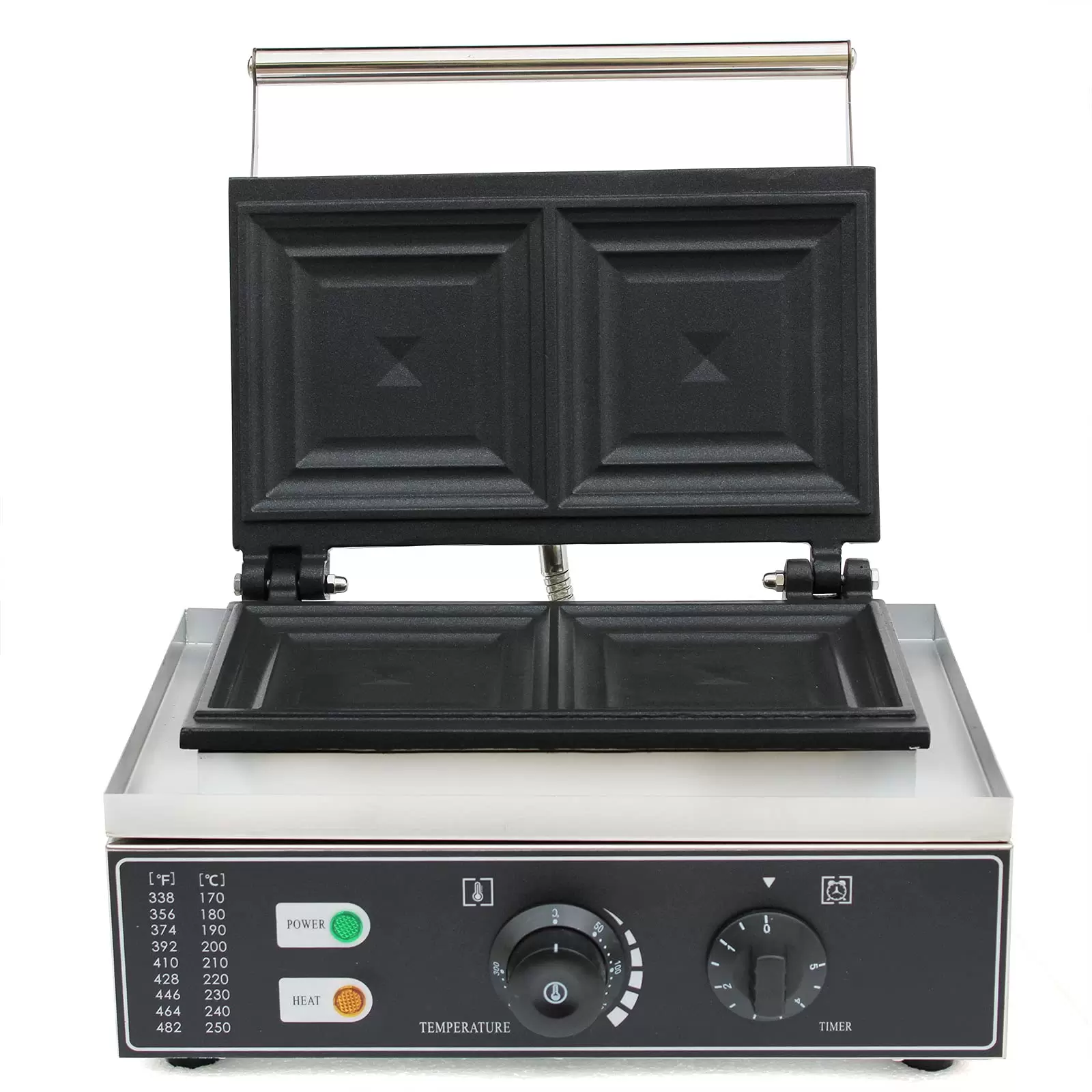 CNCEST Sandwichtoaster Kontaktgrill Toaster Kommerzielle Waffeleisen