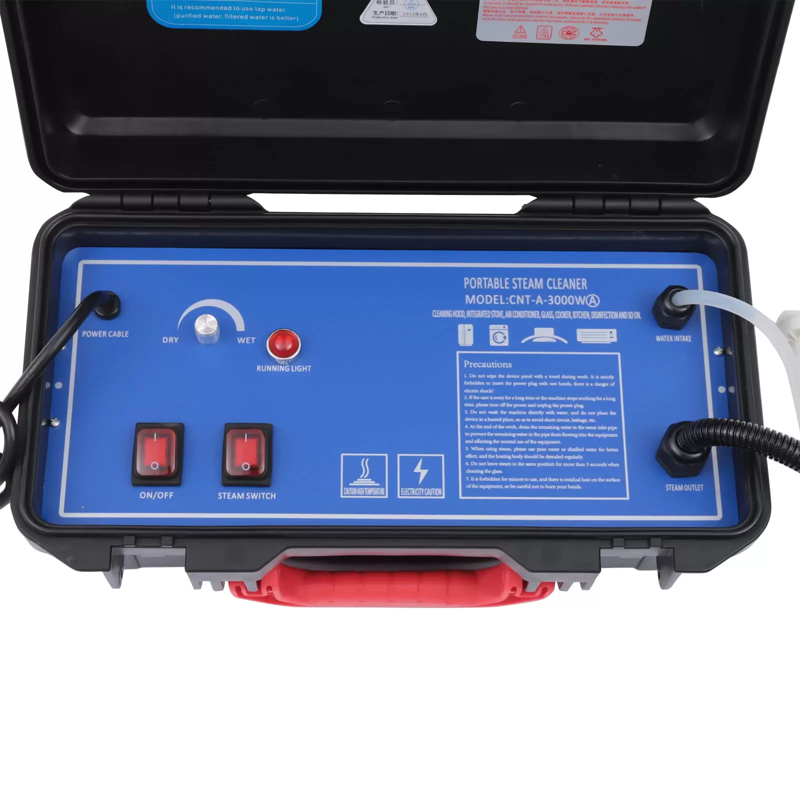 3000W Tragbar Handdampfreiniger Dampfsauger Handgerät 3000W Tragbar Handdampfreiniger Dampfsauger Handgerät