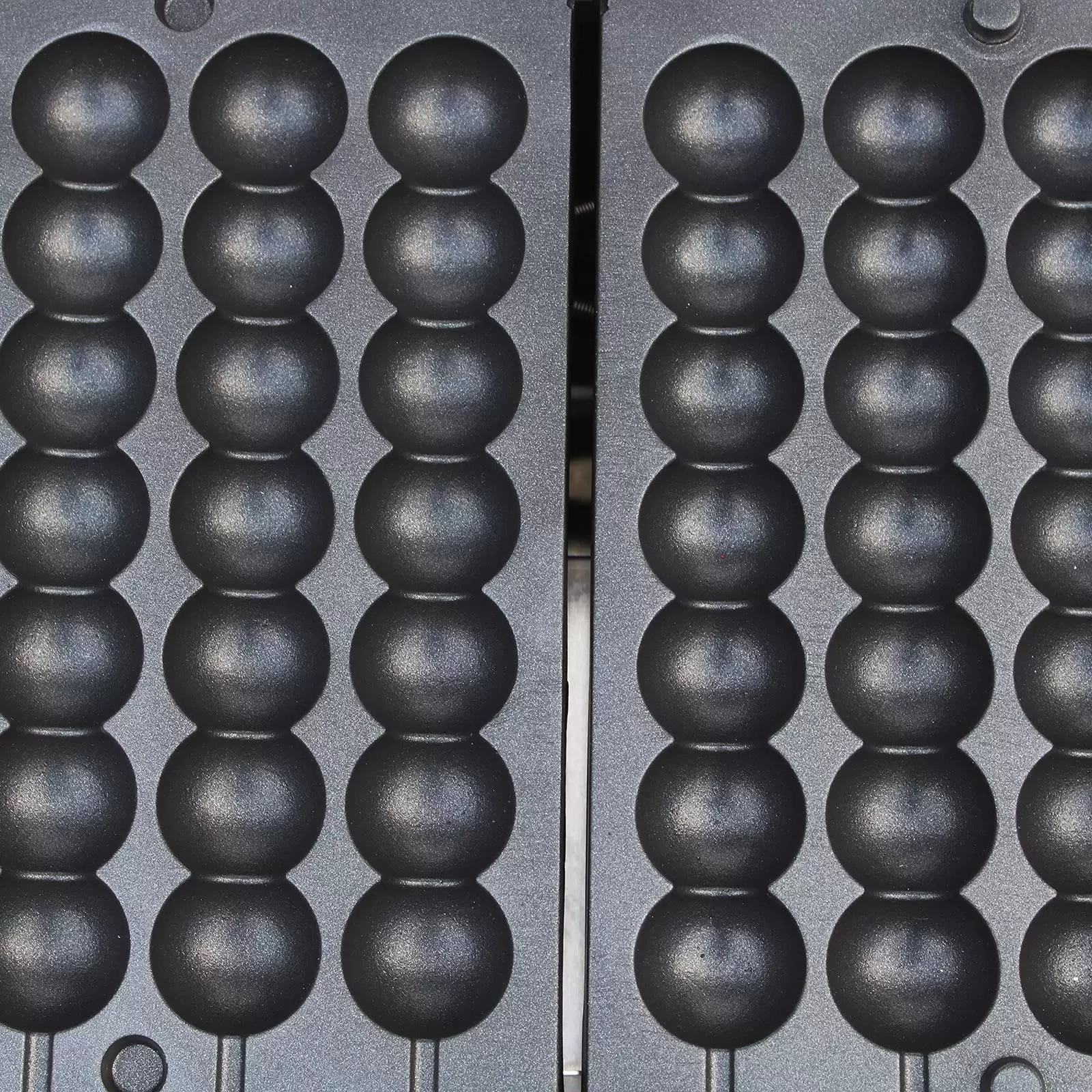 1500W Kommerziell Bubble Waffeleisen Maker Antihaftbeschichtete Platten