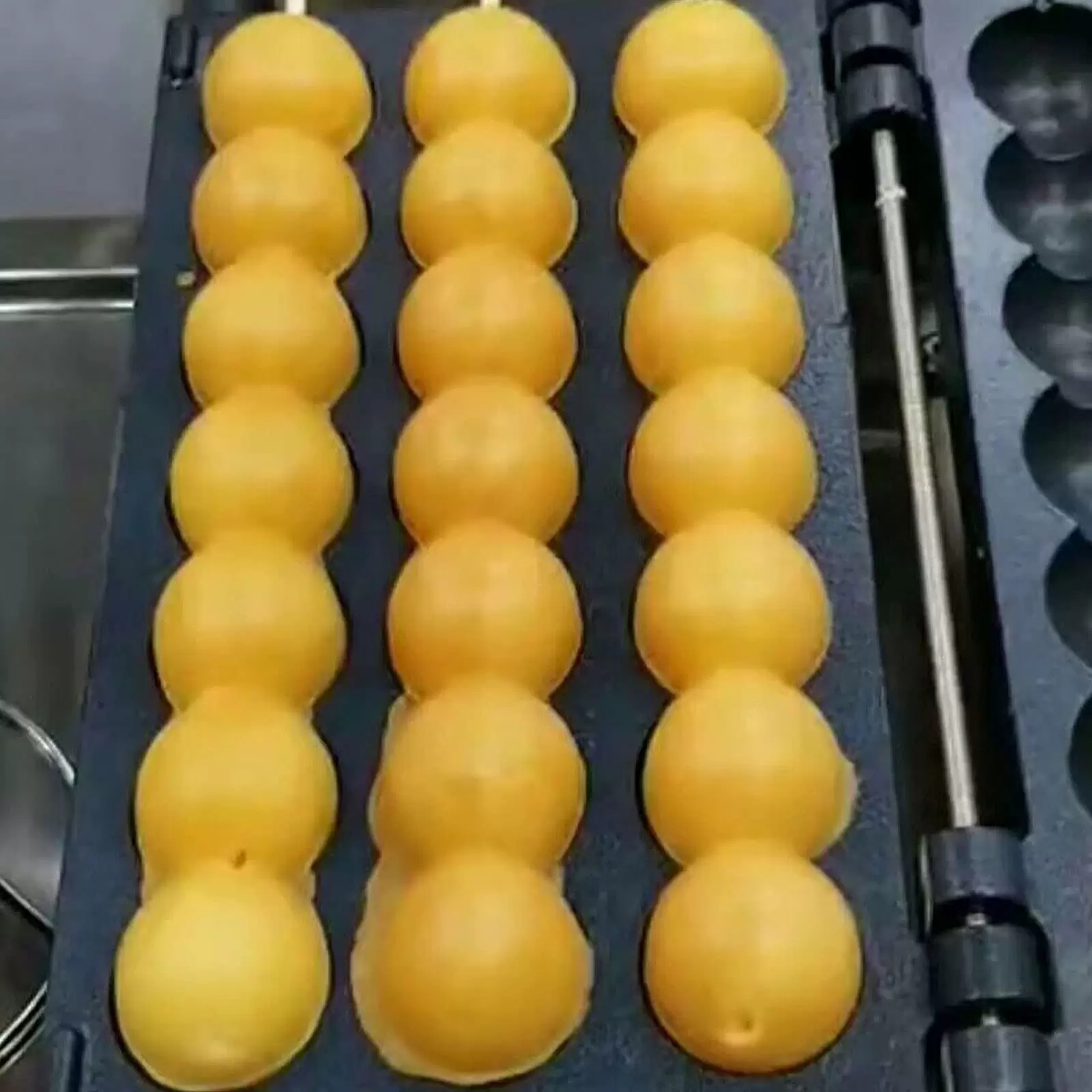 1500W Kommerziell Bubble Waffeleisen Maker Antihaftbeschichtete Platten