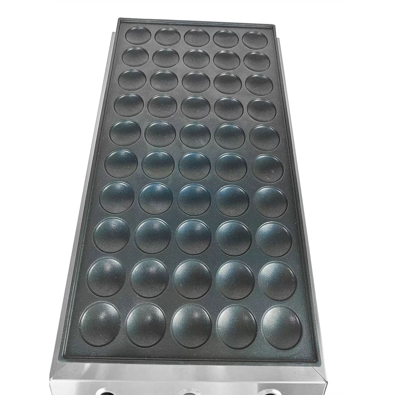 Mini Holländischer Pfannkuchenmaschine 50 Löcher Waffeleisen Antihaft Mini Dutch Pancakes Maker LPG Gas Mini Holländischer Pfannkuchenmaschine 50 Löcher Waffeleisen Antihaft Mini Dutch Pancakes Maker LPG Gas