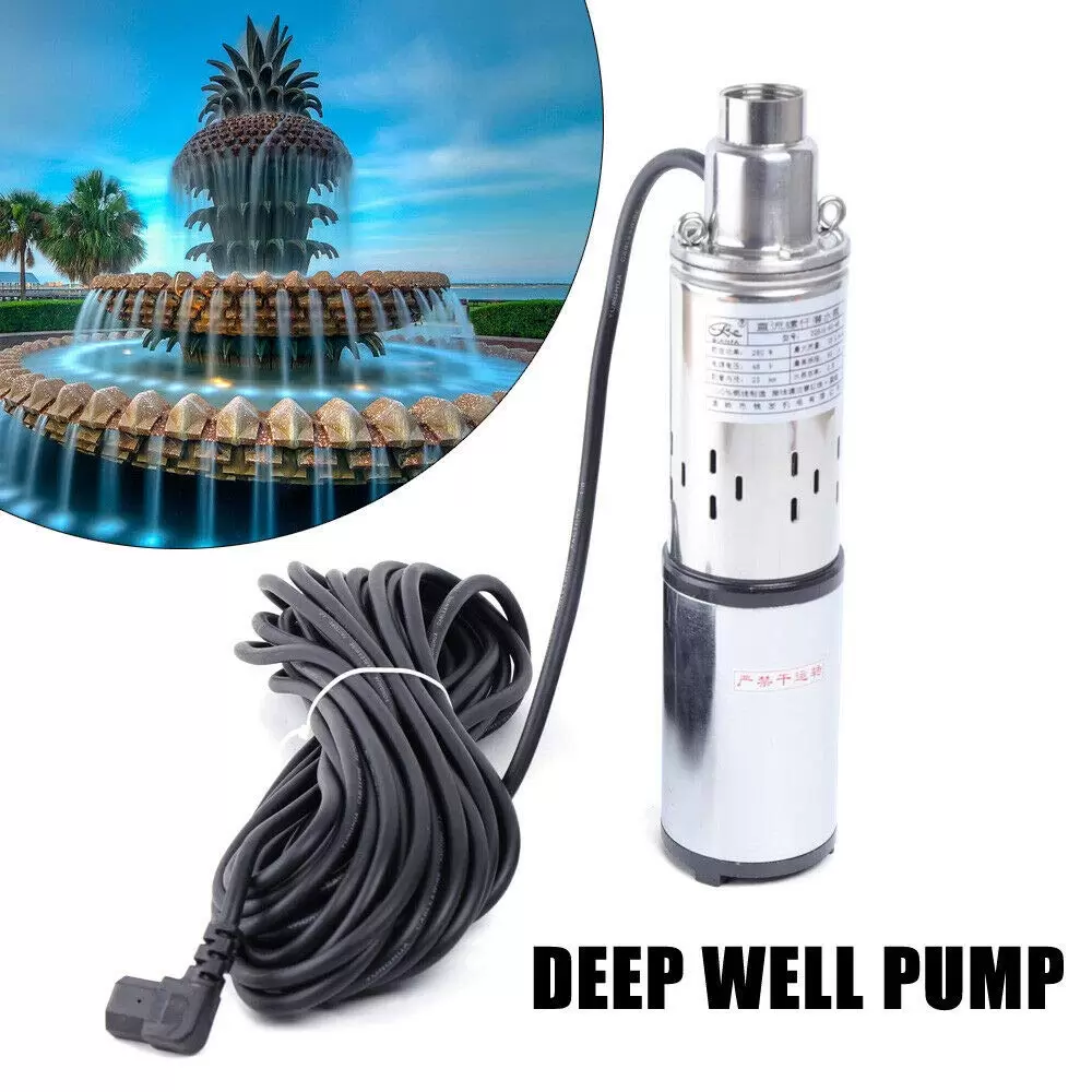 280W Solar Tiefbrunnenpumpe Edelstahl Tauchpumpe Brunnen Garten Bewässerung 48V 280W Solar Tiefbrunnenpumpe Edelstahl Tauchpumpe Brunnen Garten Bewässerung 48V