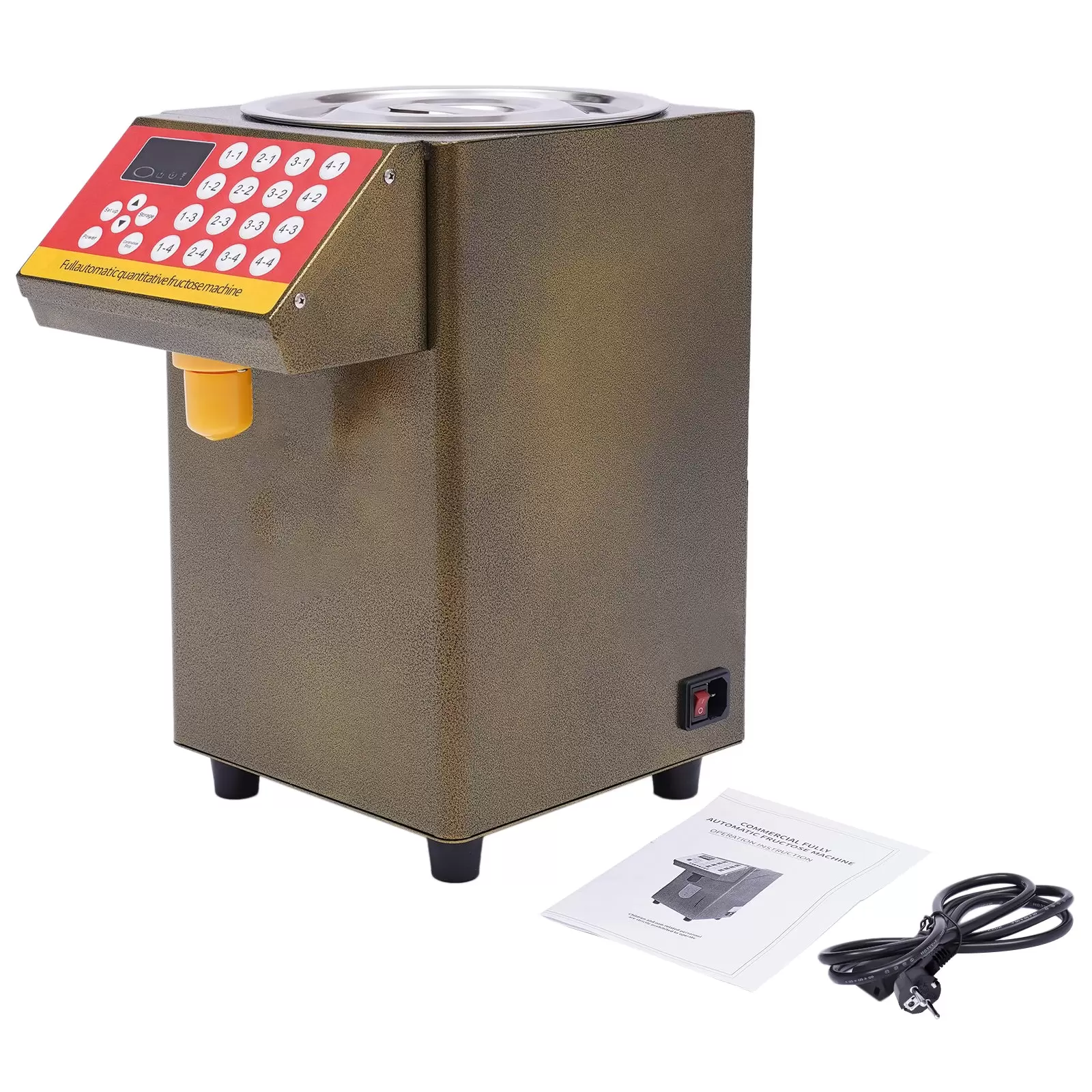 8L Automatische Fruchtzuckerspender Automatischer Fruktose Dispenser Quantitative Maschine 8L Automatische Fruchtzuckerspender Automatischer Fruktose Dispenser Quantitative Maschine