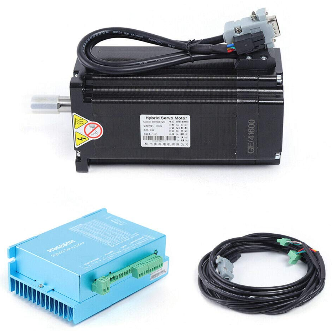 HBS86H 12 Nm 8A Nema Closed Loop Stepper Schrittmotor DSP AC20-80V Schrittmotor Drive Kit