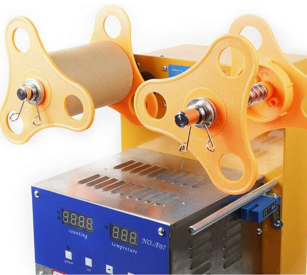 400W Elektrische Tasse Sealer Automatic Cup Sealer-Maschine Versiegelungsm mit Display 600cups/h