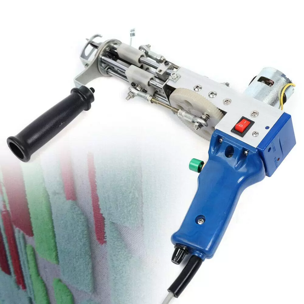 50W 220V Elektrischer Teppich Tufting Gun Cut Flor Teppichweberei Flock Langlebig Tuftingpistole Teppichwebmaschine