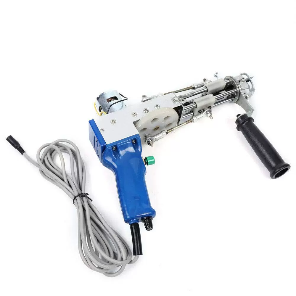 50W 220V Elektrischer Teppich Tufting Gun Cut Flor Teppichweberei Flock Langlebig Tuftingpistole Teppichwebmaschine