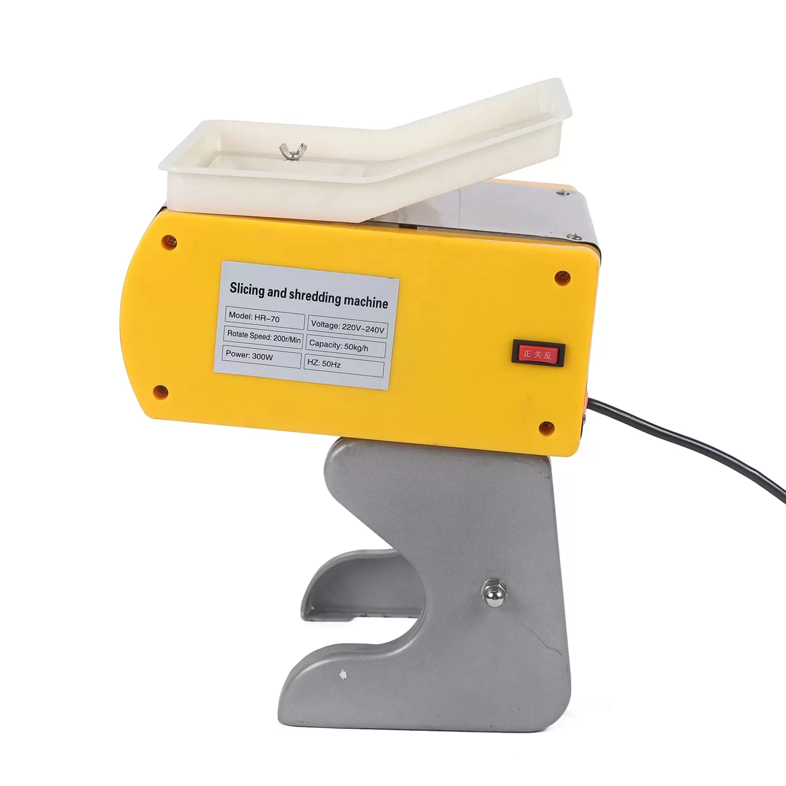 Aufschnittmaschine 300W Allesschneider 50kg/h Profi Fleischscheibenmaschine
