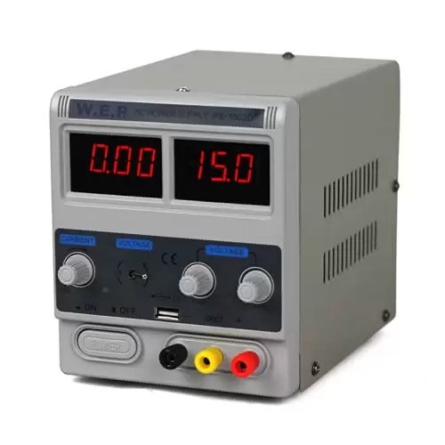 0-15 V, 0.6 A DC-Netzteil Präzisionsstabilisiertes digitales Einstellbares Netzteil