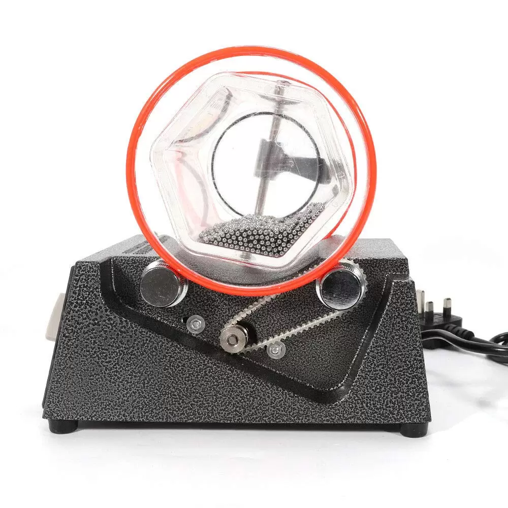 CNCEST 3KG Poliertrommel Poliermaschine Schmuck polieren Polierer Dreh-Tumbler Finisher mit Polierperlen CNCEST 3KG Poliertrommel Poliermaschine Schmuck polieren Polierer Dreh-Tumbler Finisher mit Polierperlen