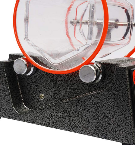 CNCEST 3KG Poliertrommel Poliermaschine Schmuck polieren Polierer Dreh-Tumbler Finisher mit Polierperlen