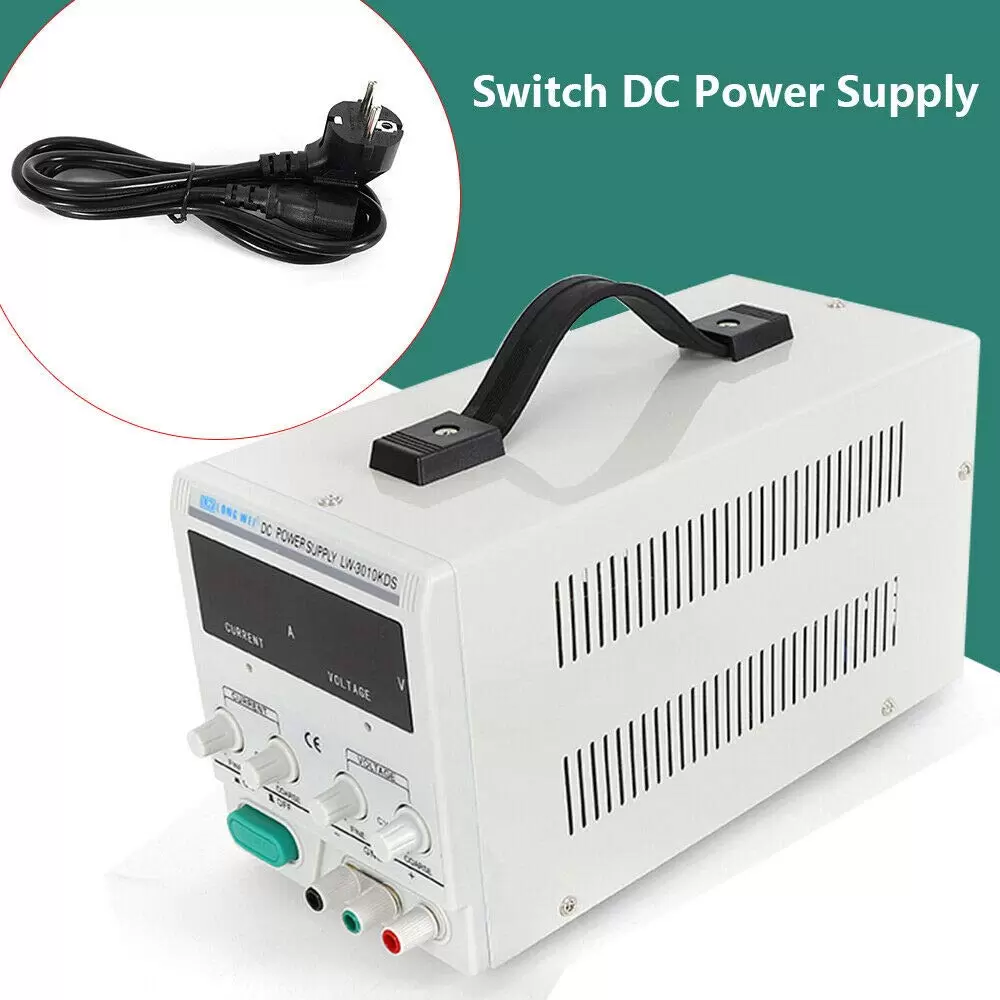 0-30V 0-10A Digitales DC Netzteil Gleichstromversorgung Tool