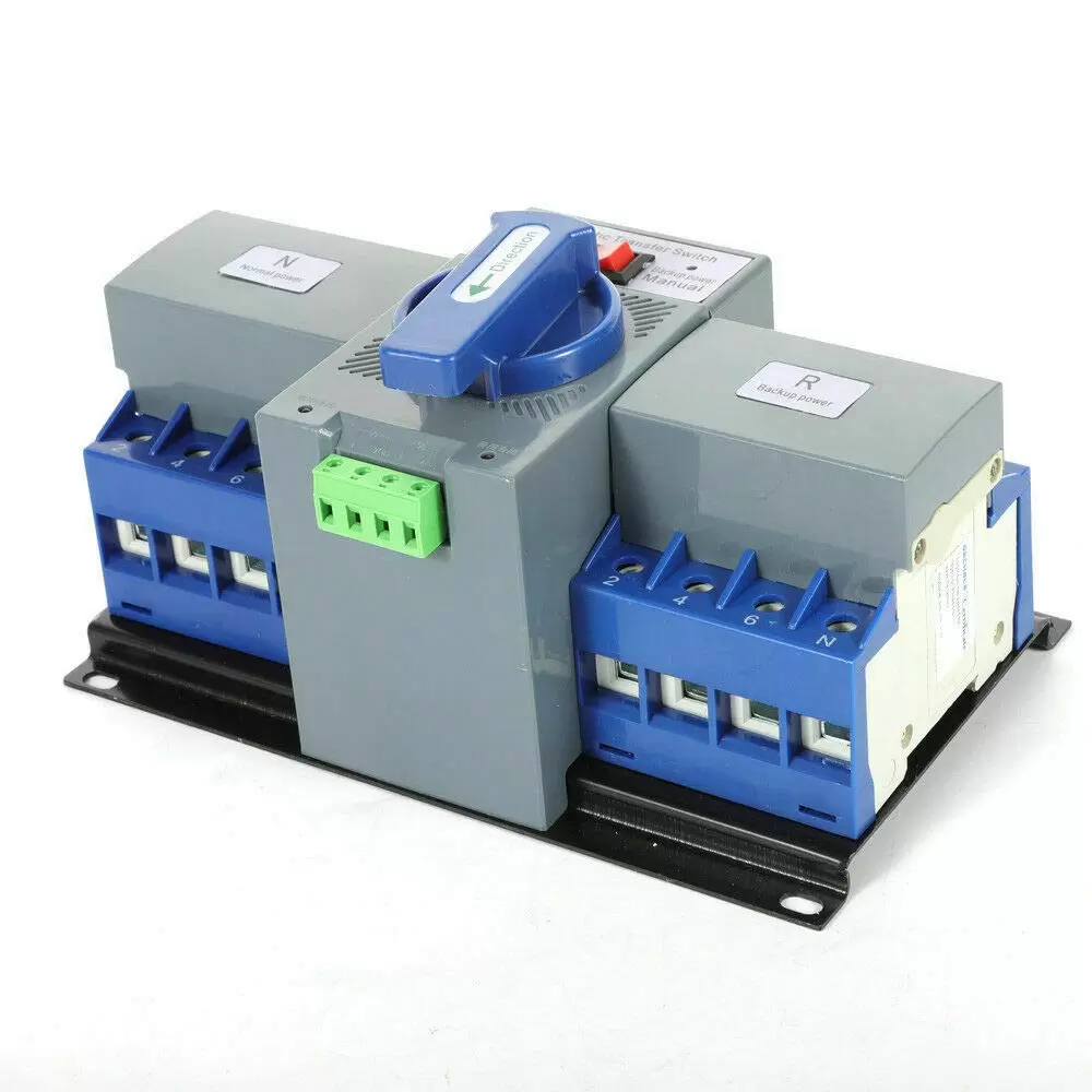 CNCEST Automatischer Umschalter Automatischer Übertragungsschalter 6-63A 4P Dual Power