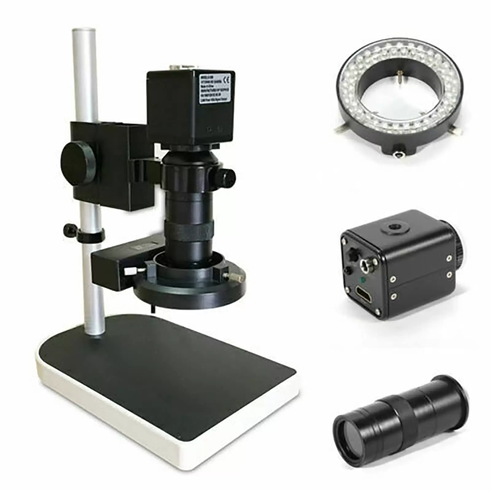 Digital Desktop-Mikroskop Industrie Mikroskopkamera 16MP HDMI 1080P Mikroskop CMOS Kamera mit Halterung