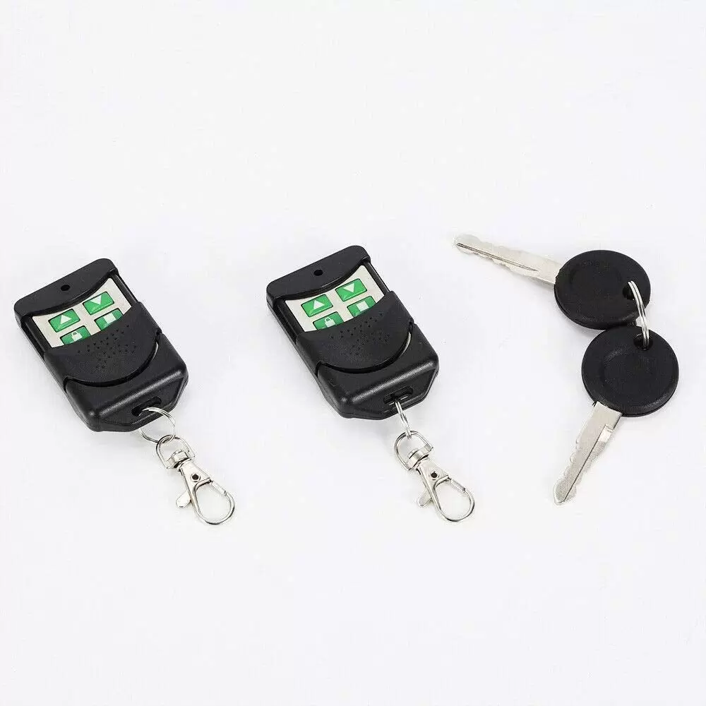 CNCEST 230V 750W 1800KG Schiebetorantrieb Elektrischer Garagetor mit 2 Fernbedienungen