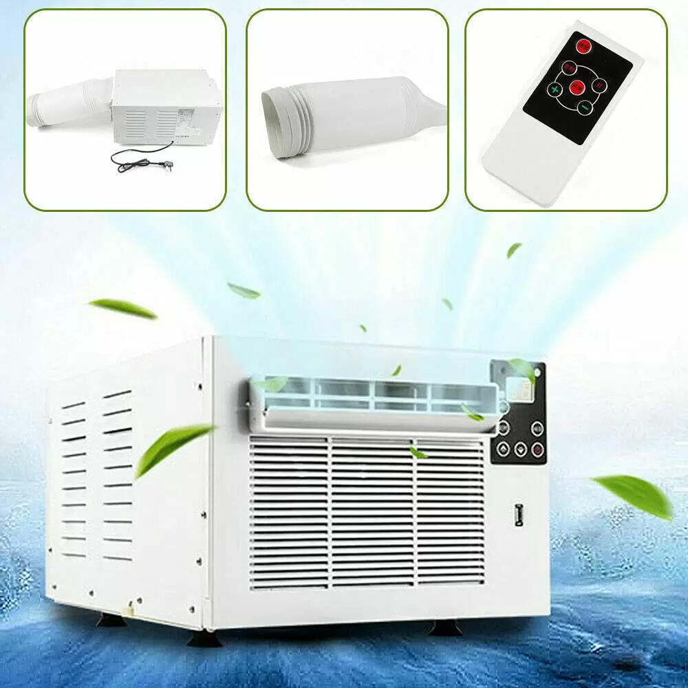 Tragbare Mobiles Klimaanlage Kompakt Ventilator Klimagerät Luftkühler 280W 220V